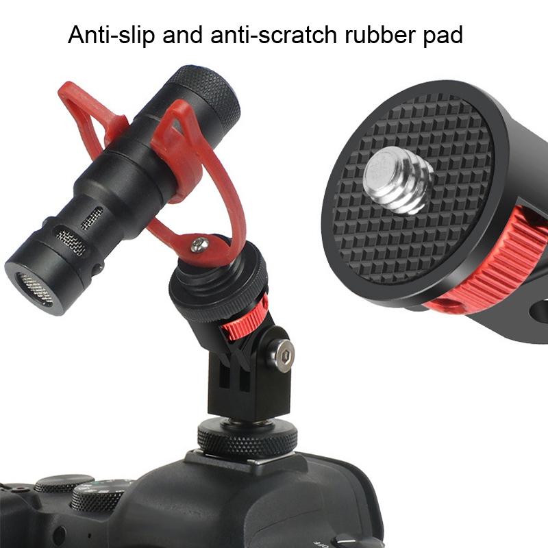 Universal Tripod Adapter for Action Cameras - 1 / 4 Inch Screw - Black Titanium 7