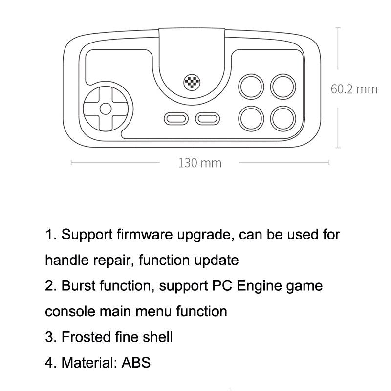 8bitdo Pce2.4g Wireless Gamepad for Nintendo Switch - Black 7