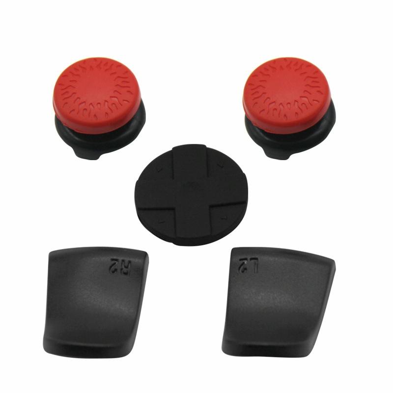 5-in-1 L1 / R1 Extended Key Game Handle for Sony Ps5 - Cross & Lengthened Keys - Black Blue 3