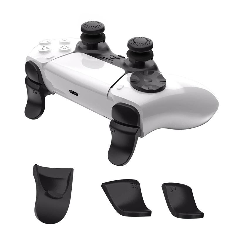 5-in-1 L1 / R1 Extended Key Game Handle for Sony Ps5 - Cross & Lengthened Keys - Black Blue 6