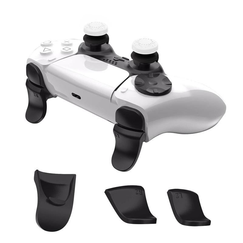 5-in-1 L1 / R1 Extended Key Game Handle for Sony Ps5 - Cross & Lengthened Keys - Black Blue 9