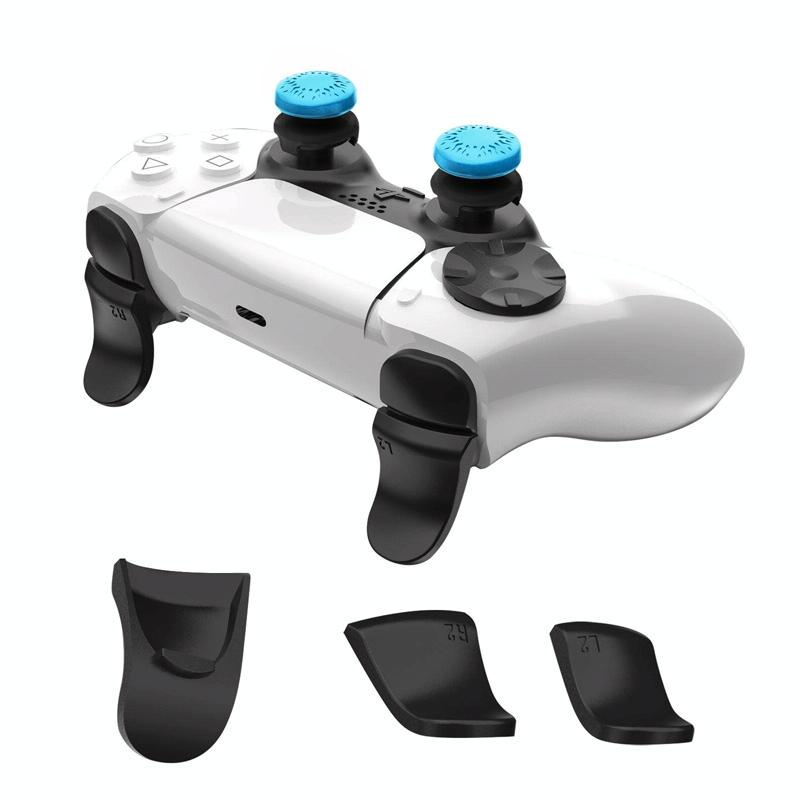 5-in-1 L1 / R1 Extended Key Game Handle for Sony Ps5 - Cross & Lengthened Keys - Black Blue 12