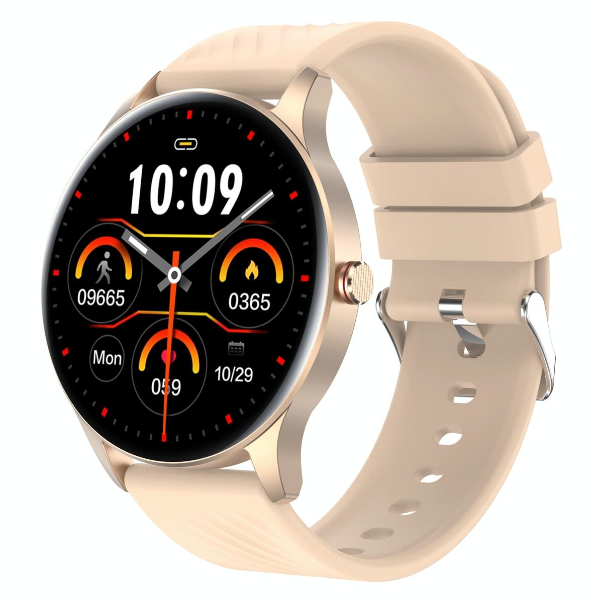 1.43 Inch Amoled Smart Watch With Bt Call & Health Tracking - Gold 13