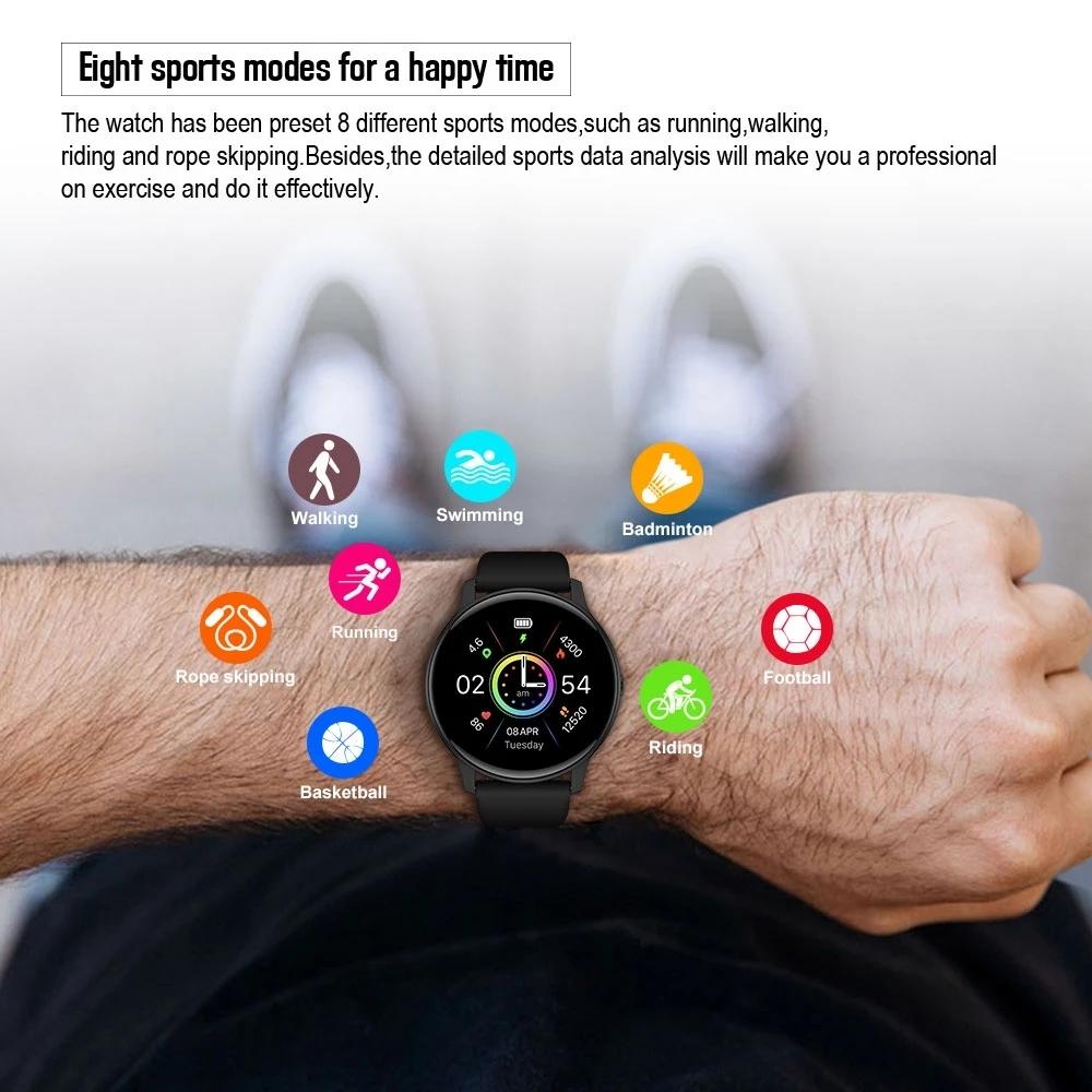Smart Watch With Heart Rate And Blood Pressure Monitoring - Green 5