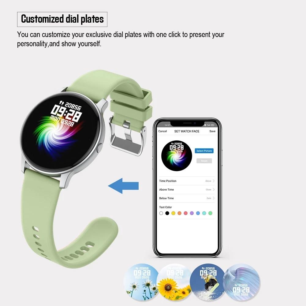 Smart Watch With Heart Rate And Blood Pressure Monitoring - Green 8