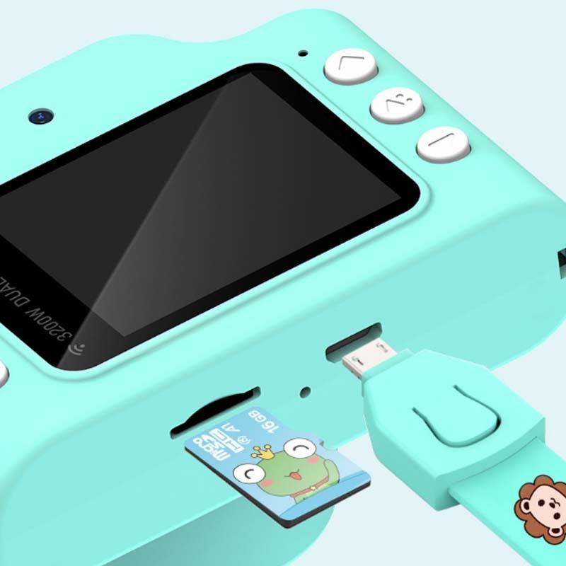 Fun Cartoon Digital Camera for Kids - 24mp Wifi Educational Toys - Yellow 10