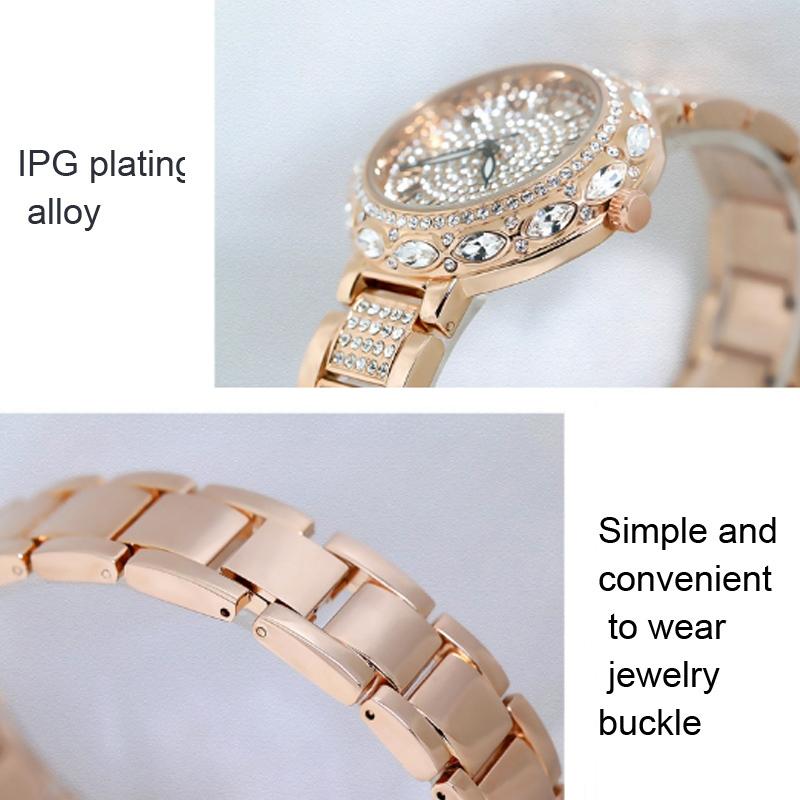 Diamond Chain Watch for Women - Elegant and Timeless - Rose Gold 6