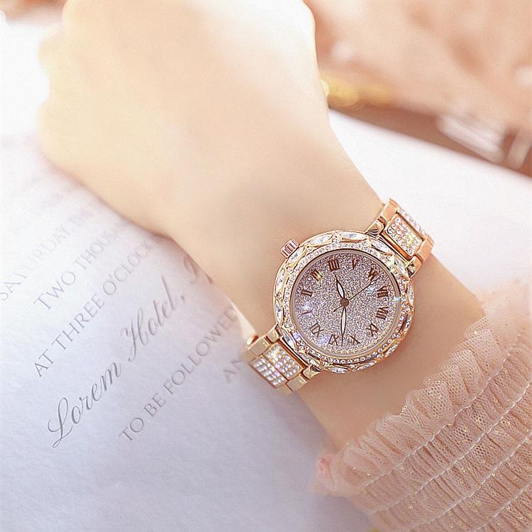 Diamond Chain Watch for Women - Elegant and Timeless - Rose Gold 11