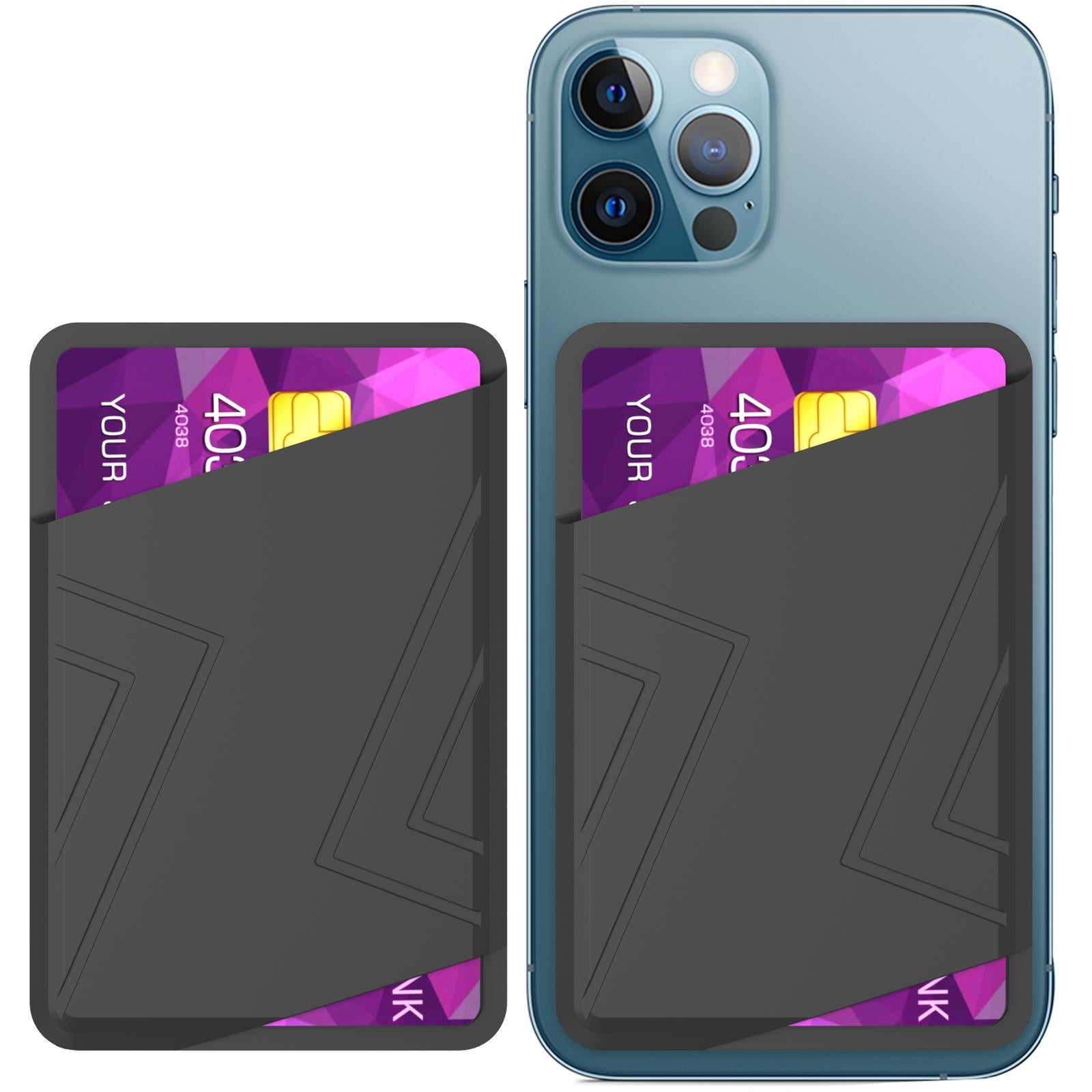 Silicone Card Case Black - Gray 12