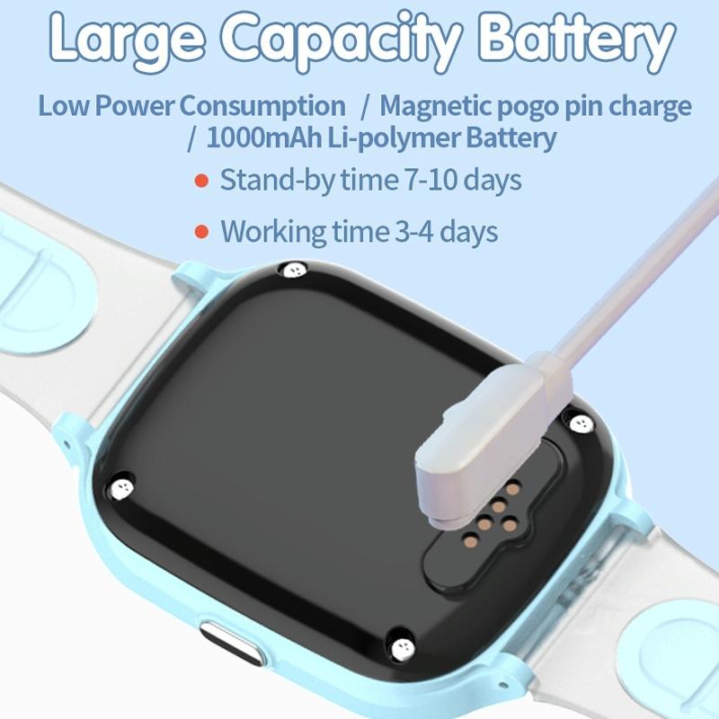 4G Kids Smart Phone Positioning Watch Ip67 Waterproof / Video / Voice Calling - Black 6