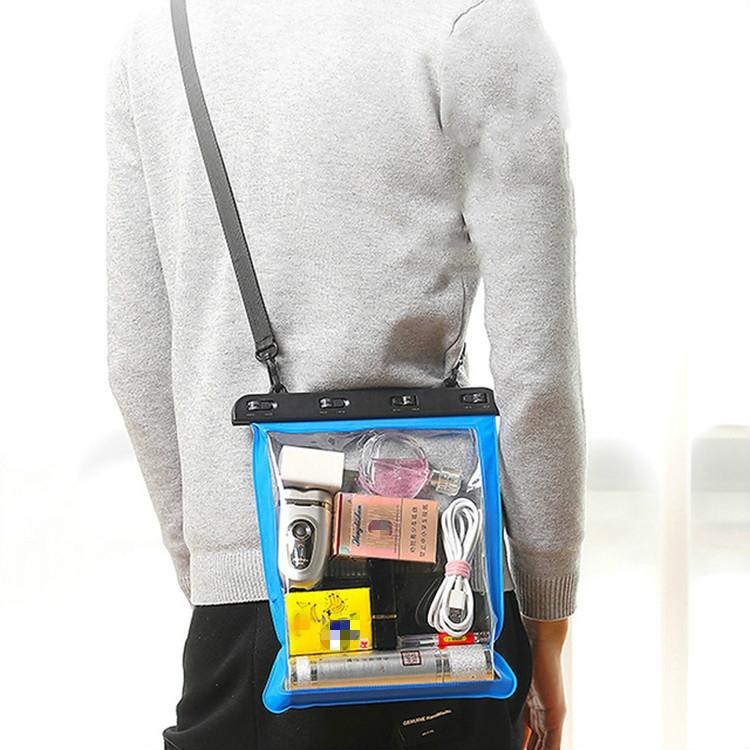 Waterproof Single Shoulder Bag For Mobile Phone Small Objects Multipurpose Design - Purple 9