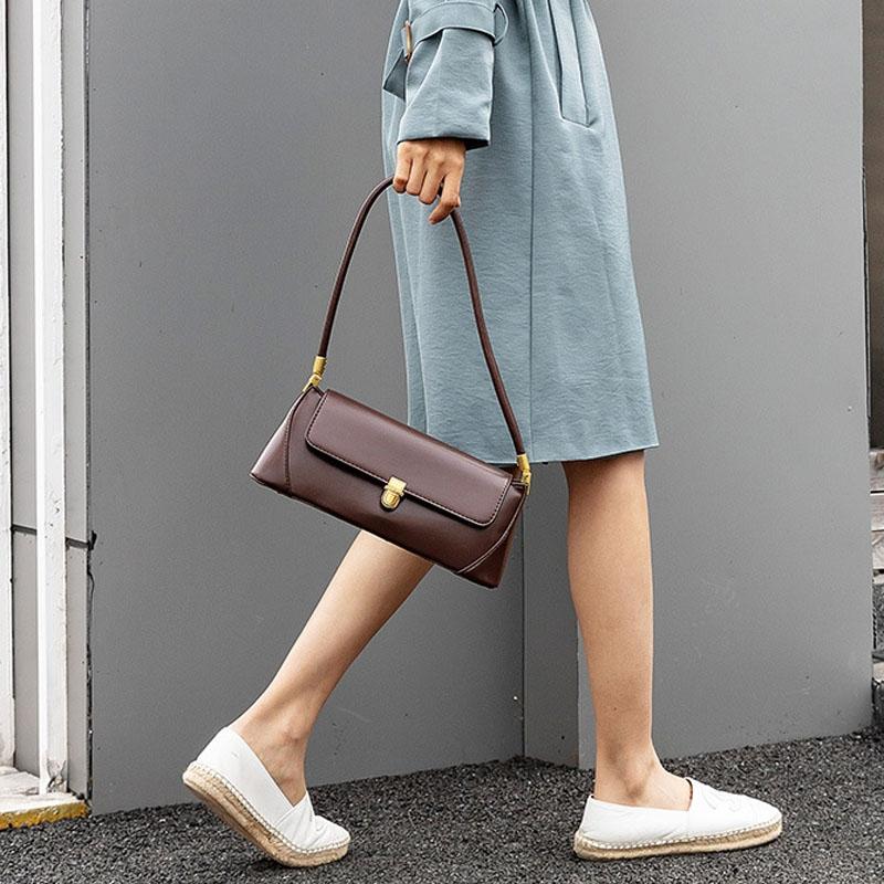 Vintage Women Shoulder Bag - White 9