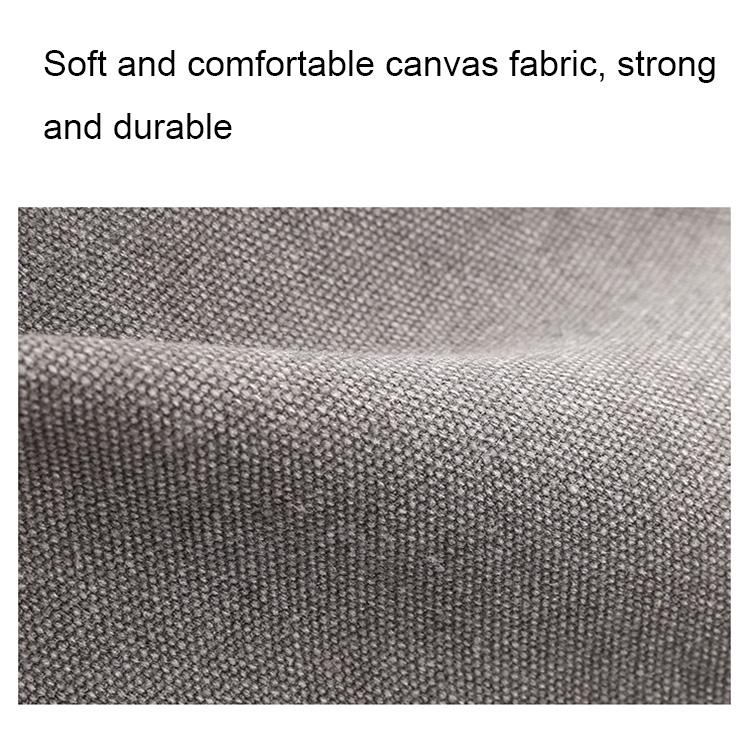 Canvas Shoulder Bag - Spacious and Stylish - Grey 5