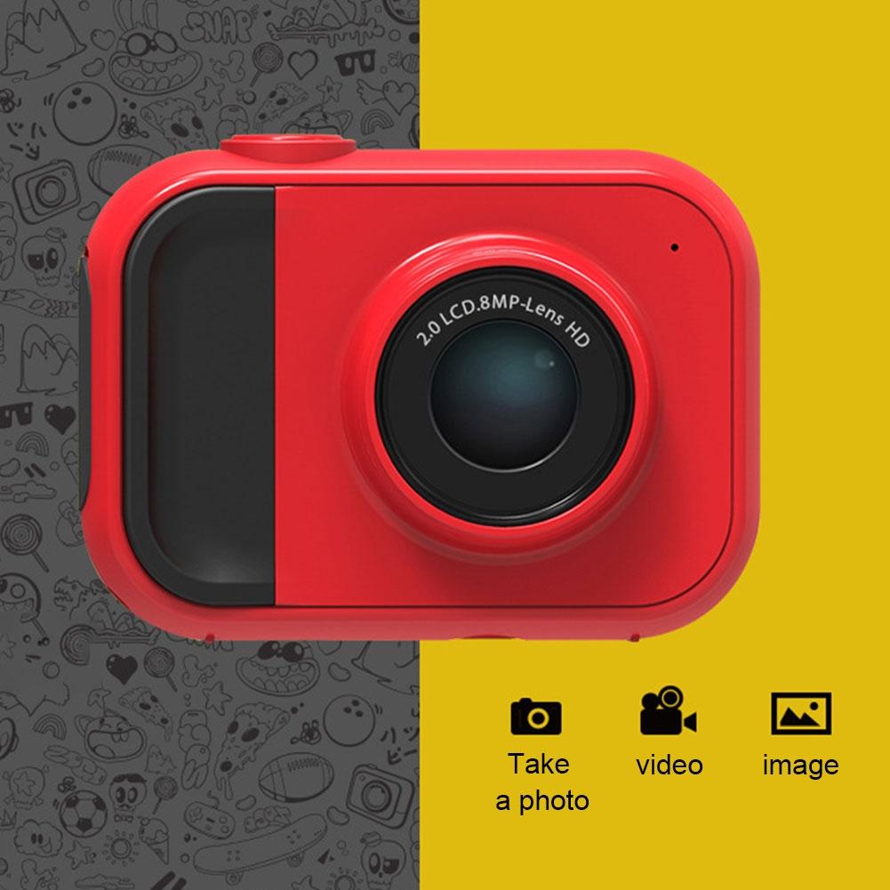 Kids' Digital Camera with Wide Angle Lens - Built-in Memory - Red 10