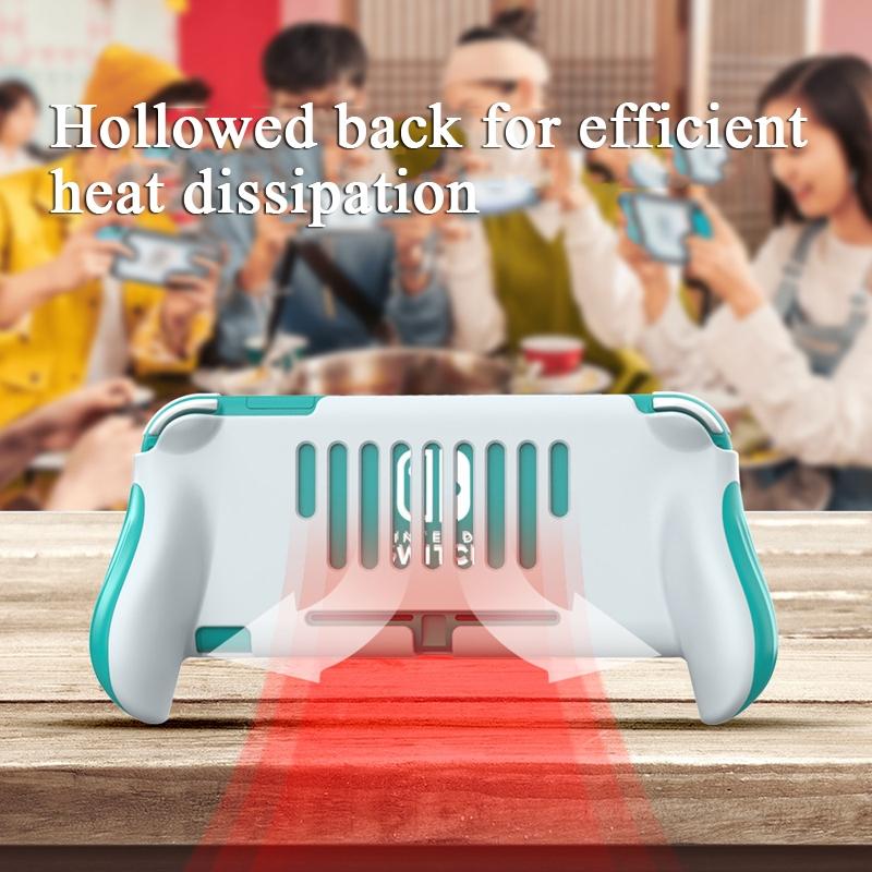 2-pack Nintendo Switch Lite Gamepad Covers - Dark Gray 6