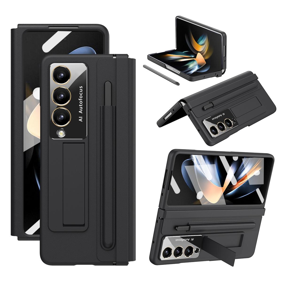 For Samsung Galaxy Z Fold4 5G Full Coverage Pc Case With Pen - White 14
