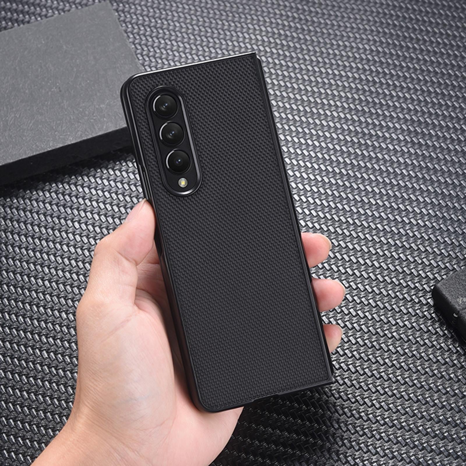 For Samsung Galaxy Z Fold4 5G Shockproof Nylon Phone Case - Grey 8