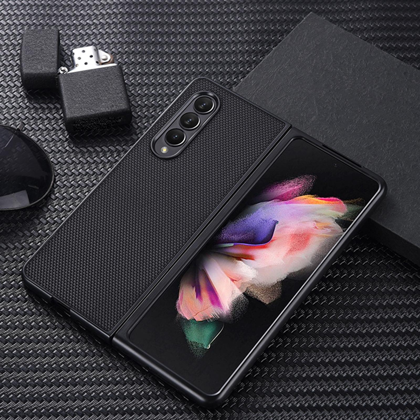 For Samsung Galaxy Z Fold4 5G Shockproof Nylon Phone Case - Grey 9