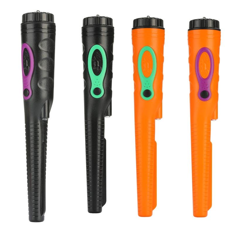 Outdoor Handheld Metal Detector for Treasure Hunting - Orange Green 3