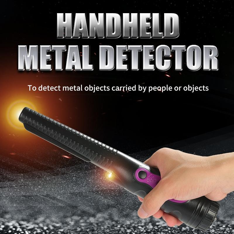 Outdoor Handheld Metal Detector for Treasure Hunting - Orange Green 6