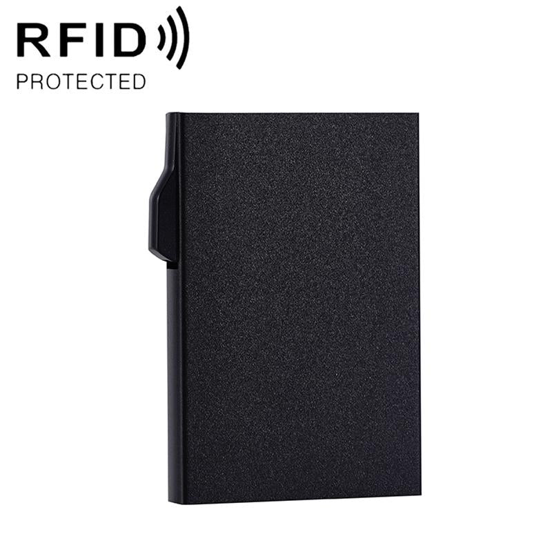 Aluminum Rfid Blocking Card Holder - Compact Design - Grey 3