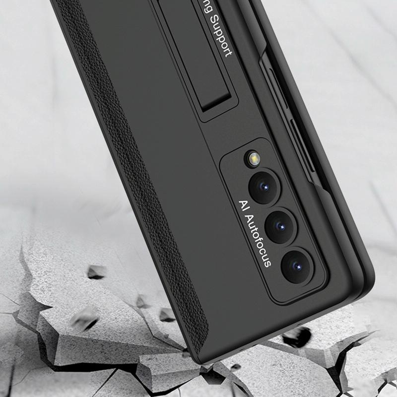 For Samsung Galaxy Z Fold4 5G Foldable Magnetic Hinged Case - Night Green 7