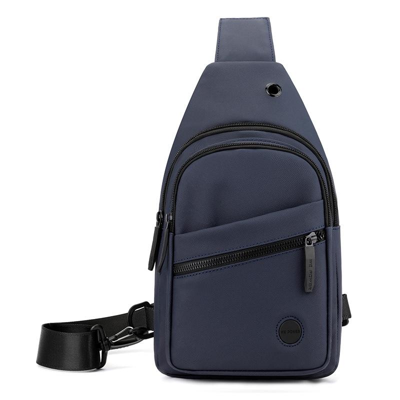 Outdoor Chest Bag For Men Crossbody Shoulder Bag For Daily Use - Dark Blue 11