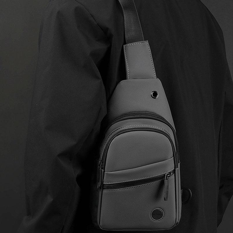 Outdoor Chest Bag For Men Crossbody Shoulder Bag For Daily Use - Dark Blue 14