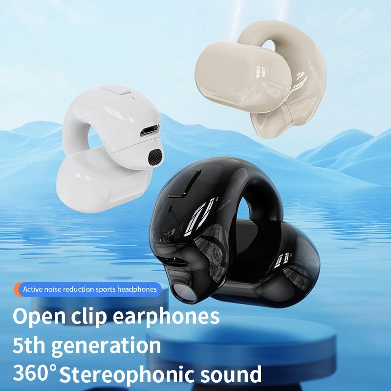 Wireless Clip-on Bluetooth Earphone for Sports and Gaming - Light Skin 3