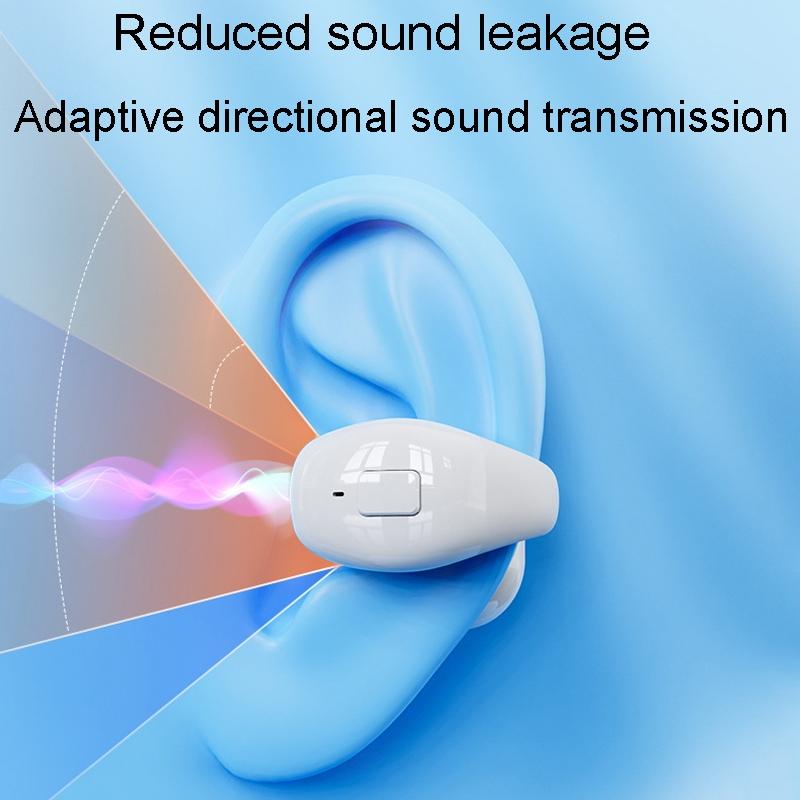 Wireless Clip-on Bluetooth Earphone for Sports and Gaming - Light Skin 10