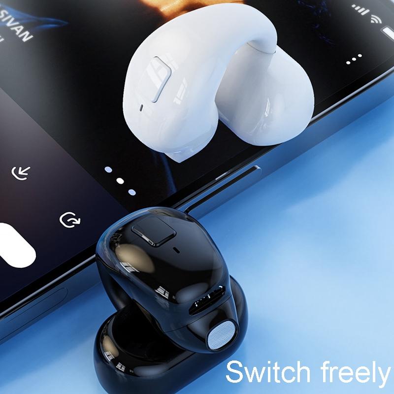 Wireless Clip-on Bluetooth Earphone for Sports and Gaming - Light Skin 13