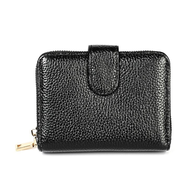 Men Anti-magnetic Leather Rfid Wallet - Black - Coffee 4