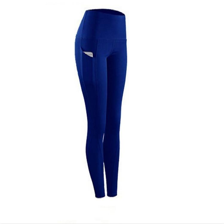 High Waist Slim Sports Leggings Women Tight Sportswear Size M - Black 8