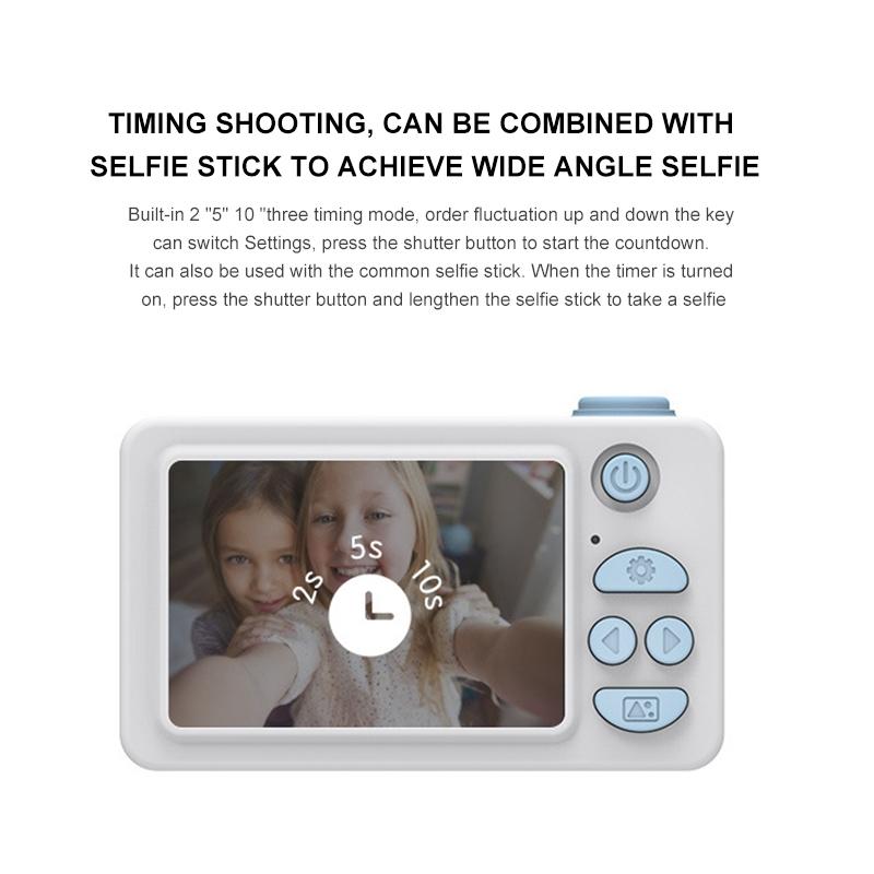 Mini Digital Sport Camera with 8.0mp Lens 2.0 Screen Elk-shaped Case & 32gb Memory for Kids 7