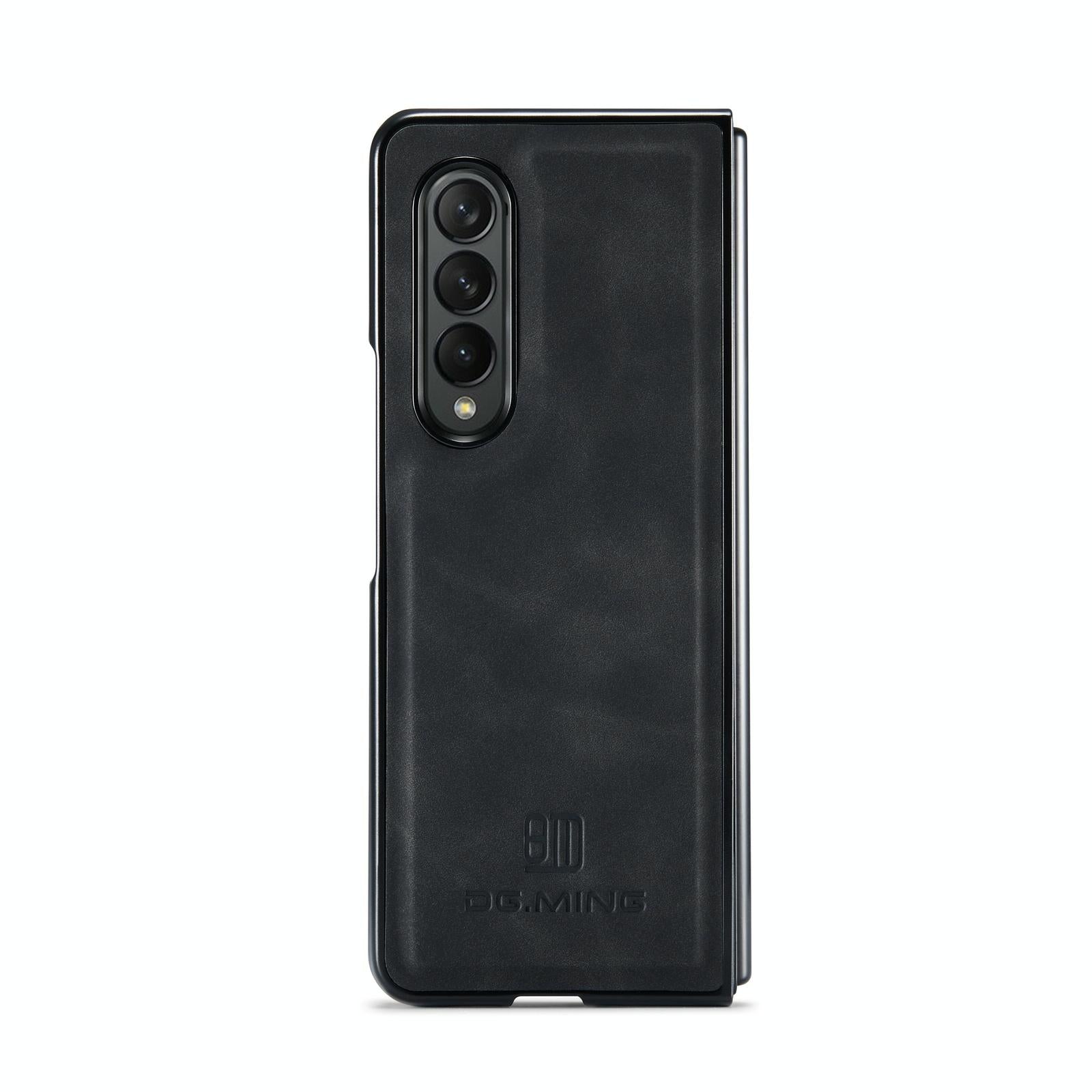 For Samsung Galaxy Z Fold4 5G Multi-Card Phone Case - Fits Dg.Ming M2 Series - Coffee 5