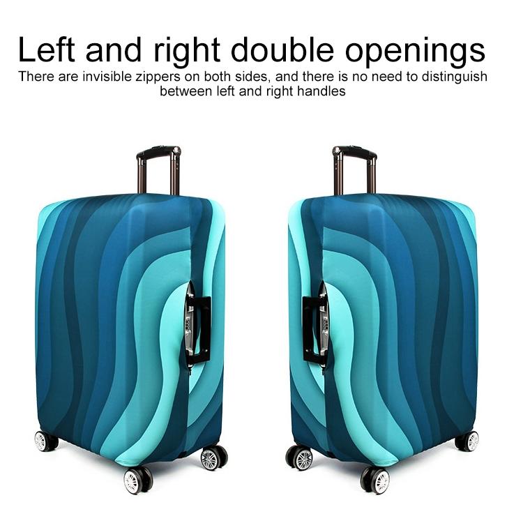 22-24 Inch Travel Suitcase Dust Covers - Elastic & Abrasion-resistant - Gradient Ripple 4