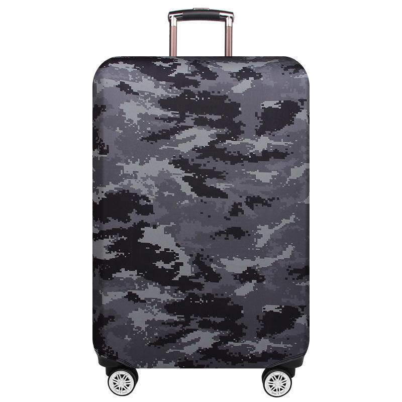Protective Dustproof Cover for Travel Trolley Suitcase - Medium Size - Camouflage 3 8