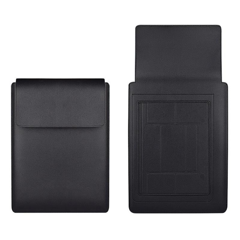 14.1 Inch Laptop Sleeve Leather Carrying Bag - Green 13