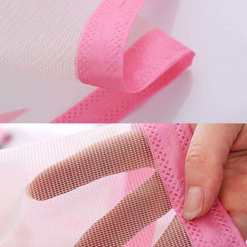 100x210cm Magnetic Screen - Summer Anti-mosquit Curtain with Encryption - Pink 4