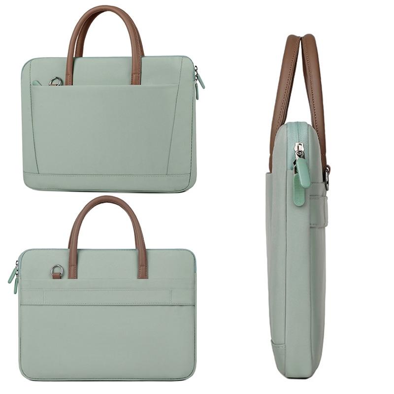 13-13.3 Inch Laptop Bag Crossbody Briefcase in Oxford Cloth - Blue - 14 - 14.6 Inch 4