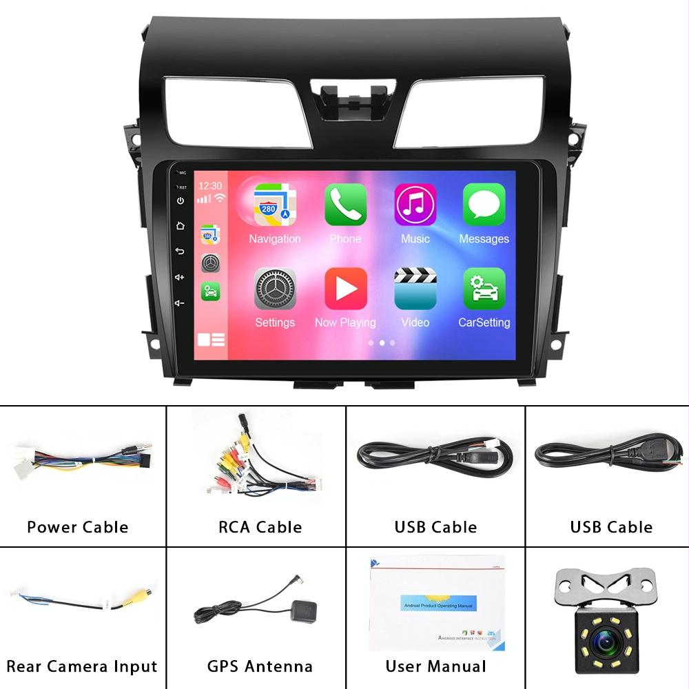 10.1 Inch Car Mp5 Player For Nissan Teana 13-16 - Wifi 2 + 64G Reversing Video Screen - Standard + 8 Lights Camera 12