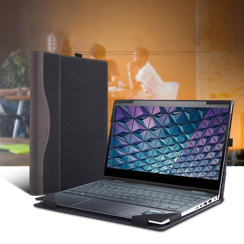 Protective Leather Laptop Case - Anti-Fall - Wine Red - For Lenovo Thinkpad E15 Gen 3 7