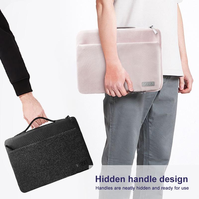 14 Inch Waterproof Laptop Handbag In Bg-01 Design - Grey - 16 Inch 4