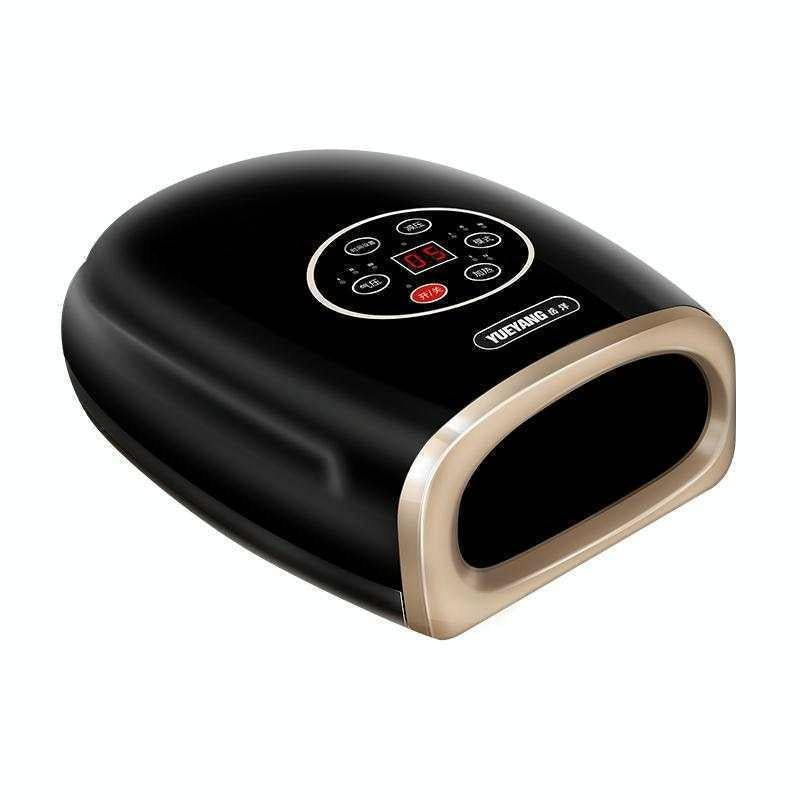 Hand Finger Joint Massager Wrist Palm Physiotherapy Mouse Meridian Acupoint Charging Amber Gold - Rose Red 10