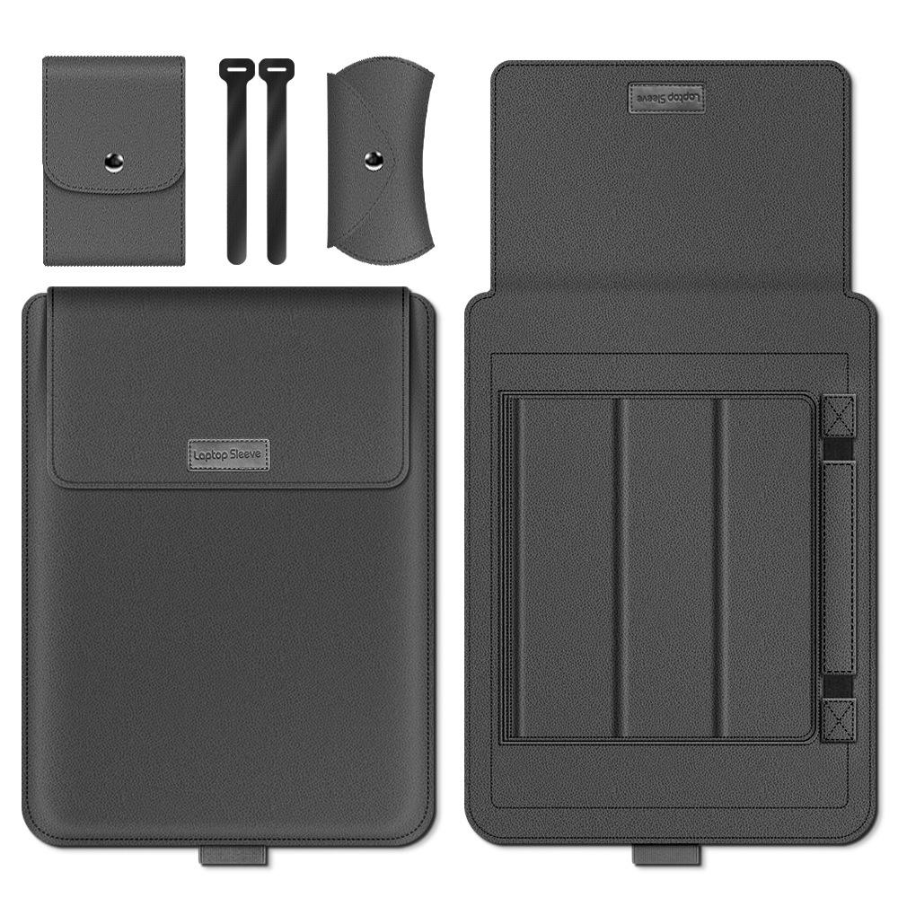 15 Inch 4-in-1 Computer Bracket Liner and Storage Bag - Brown