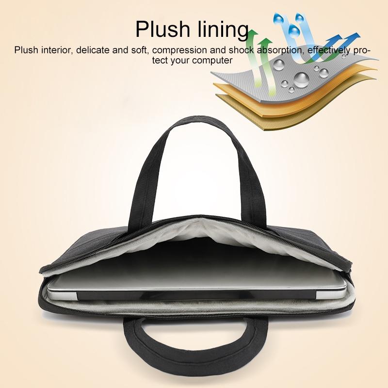 Waterproof Laptop Handbag for 15.4-16 Inch Laptops - Oxford Cloth - Grey 5