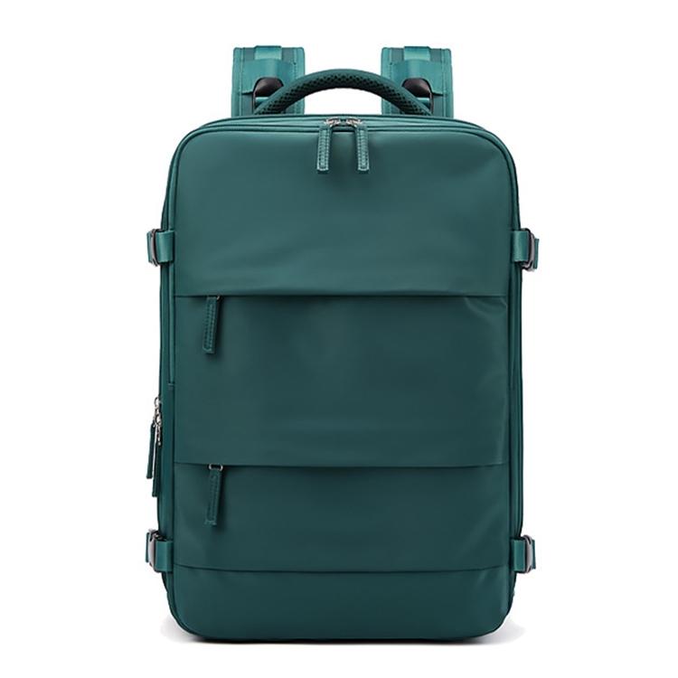 Outdoor Travel Laptop Backpack - Army Green - Purple 7