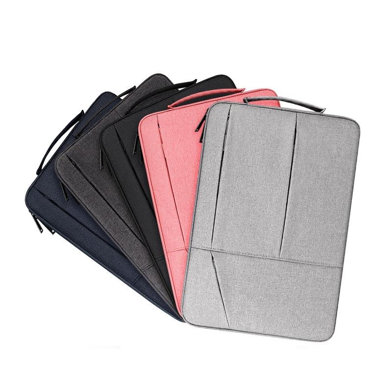 Waterproof Laptop Handbag - 15.6 Inches Shock-absorbing & Large-capacity - Lady Pink 3