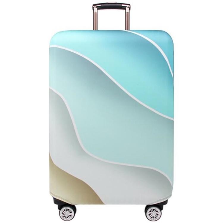 Protective Elastic Luggage Covers - 25-28 Inch - Resistant to Abrasion and Dust - Gradient Ripple