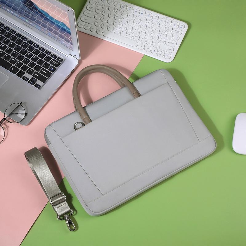 13-13.3 Inch Laptop Bag Crossbody Briefcase in Oxford Cloth - Blue - 15 - 16.1 Inch 13